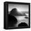 Long sunset at Indian Beach-Moises Levy-Framed Premier Image Canvas