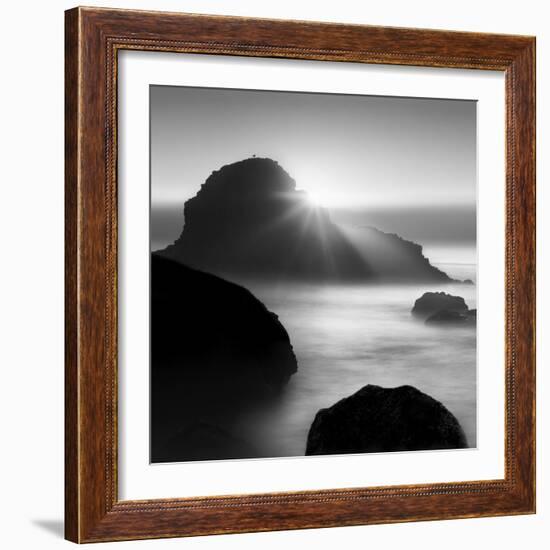 Long sunset at Indian Beach-Moises Levy-Framed Photographic Print