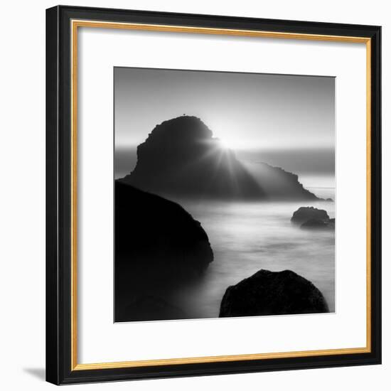 Long sunset at Indian Beach-Moises Levy-Framed Photographic Print