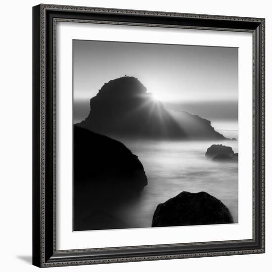 Long sunset at Indian Beach-Moises Levy-Framed Photographic Print