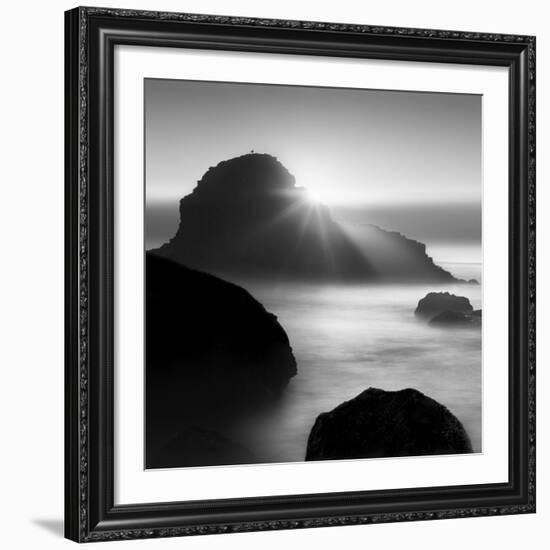 Long sunset at Indian Beach-Moises Levy-Framed Giclee Print