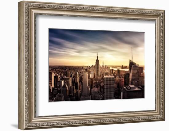 Long Sunset-Javier de la-Framed Photographic Print