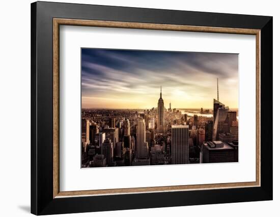 Long Sunset-Javier de la-Framed Photographic Print