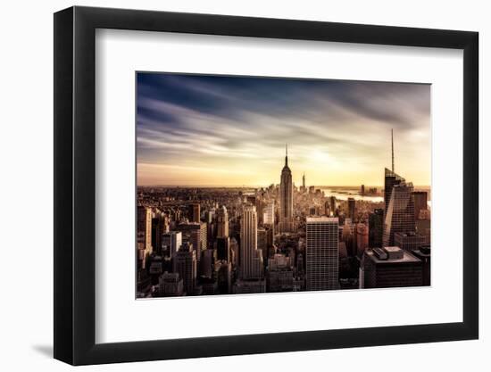 Long Sunset-Javier de la-Framed Photographic Print