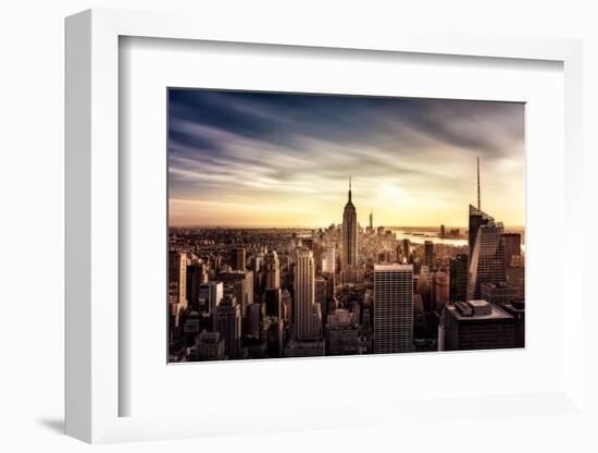 Long Sunset-Javier de la-Framed Photographic Print