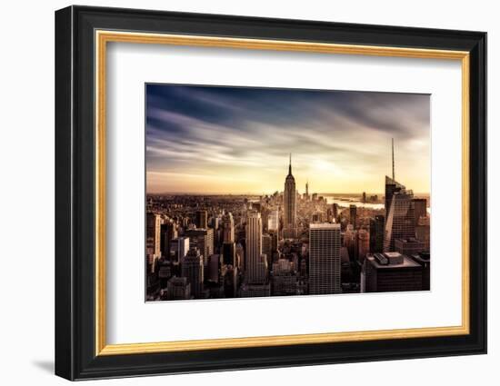 Long Sunset-Javier de la-Framed Photographic Print