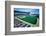 Long view of Baseball diamond and bleachers during professional Baseball Game, Comiskey Park, Il...-null-Framed Photographic Print