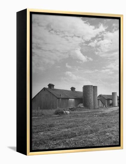 Long View of the Farm-null-Framed Premier Image Canvas