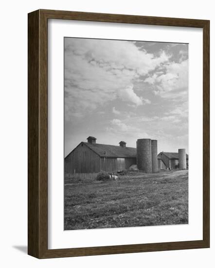 Long View of the Farm-null-Framed Photographic Print
