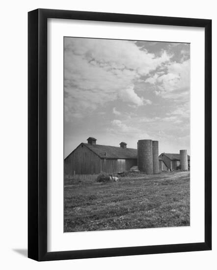 Long View of the Farm-null-Framed Photographic Print