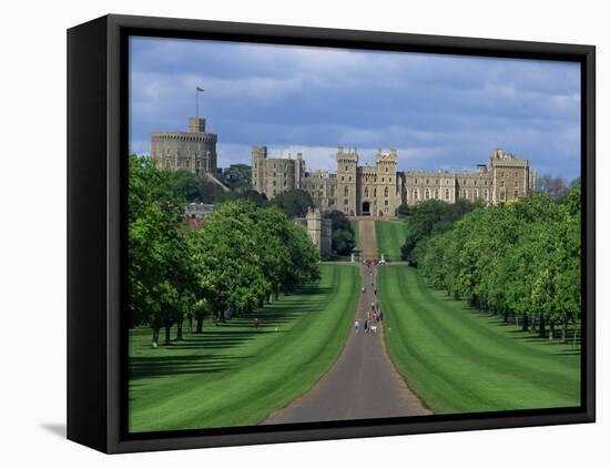 Long Walk from Windsor Castle, Berkshire, England, United Kingdom, Europe-Woolfitt Adam-Framed Premier Image Canvas