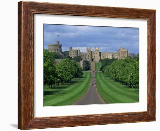 Long Walk from Windsor Castle, Berkshire, England, United Kingdom, Europe-Woolfitt Adam-Framed Photographic Print