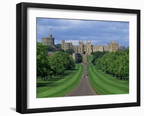 Long Walk from Windsor Castle, Berkshire, England, United Kingdom, Europe-Woolfitt Adam-Framed Photographic Print