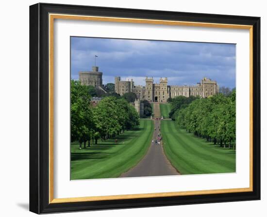 Long Walk from Windsor Castle, Berkshire, England, United Kingdom, Europe-Woolfitt Adam-Framed Photographic Print