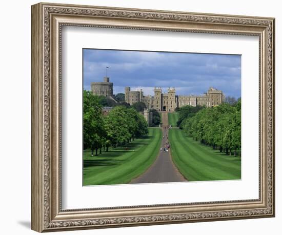 Long Walk from Windsor Castle, Berkshire, England, United Kingdom, Europe-Woolfitt Adam-Framed Photographic Print