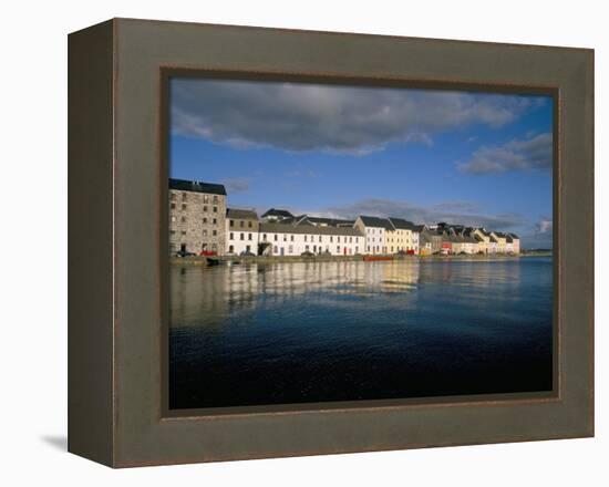 Long Walk View from Claddagh Quay, Galway Town, County Galway, Connacht, Eire (Ireland)-Bruno Barbier-Framed Premier Image Canvas