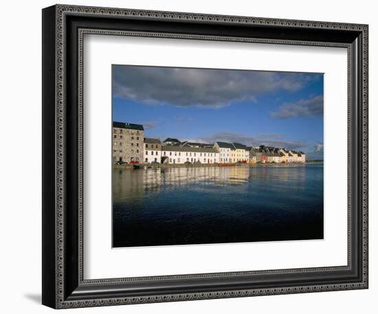 Long Walk View from Claddagh Quay, Galway Town, County Galway, Connacht, Eire (Ireland)-Bruno Barbier-Framed Photographic Print