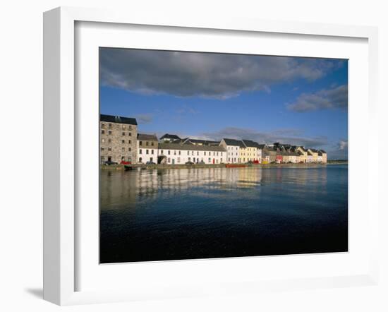 Long Walk View from Claddagh Quay, Galway Town, County Galway, Connacht, Eire (Ireland)-Bruno Barbier-Framed Photographic Print