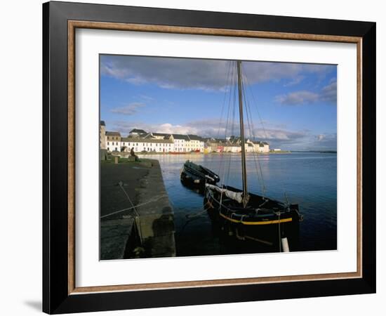 Long Walk View from Claddagh Quay, Galway Town, County Galway, Connacht, Eire (Ireland)-Bruno Barbier-Framed Photographic Print