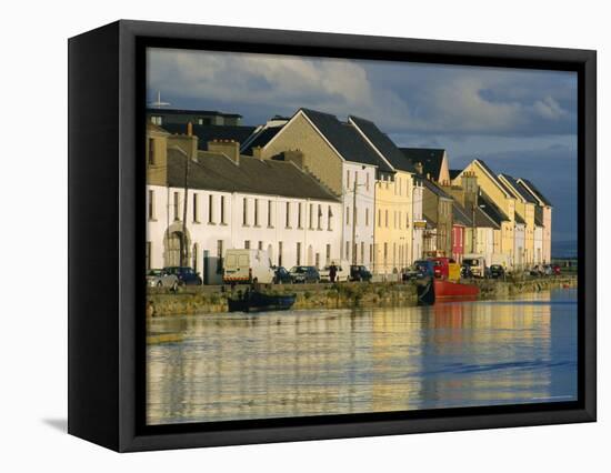 Long Walk View of Claddagh Quay, Galway Town, Co Galway, Ireland-J P De Manne-Framed Premier Image Canvas