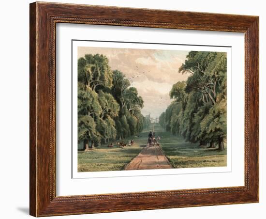 Long Walk, Windsor Park, 1880-F Jones-Framed Giclee Print