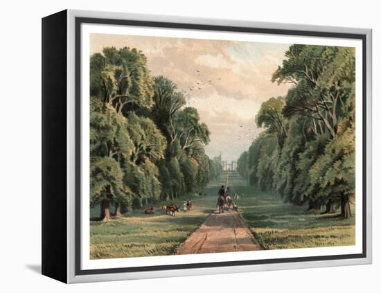Long Walk, Windsor Park, 1880-F Jones-Framed Premier Image Canvas