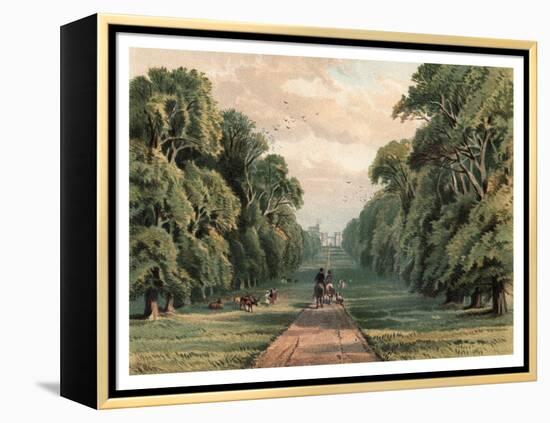 Long Walk, Windsor Park, 1880-F Jones-Framed Premier Image Canvas