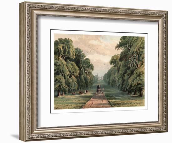 Long Walk, Windsor Park, 1880-F Jones-Framed Giclee Print