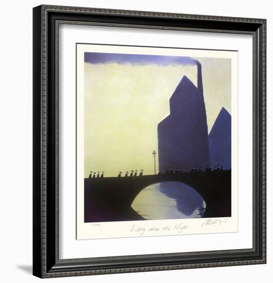 Long was the Night-Mackenzie Thorpe-Framed Collectable Print