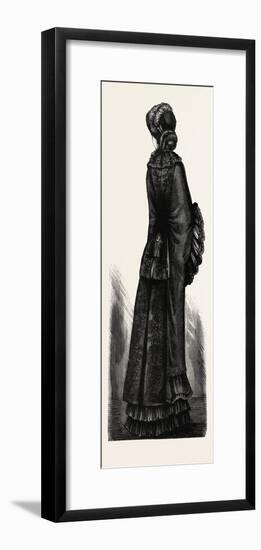 Long Winter Mantle, Fashion, 1882-null-Framed Giclee Print