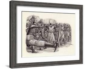Longbowmen at the Battle of Falkirk-Pat Nicolle-Framed Giclee Print