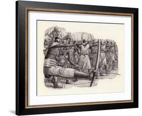 Longbowmen at the Battle of Falkirk-Pat Nicolle-Framed Giclee Print