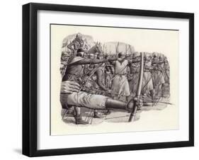 Longbowmen at the Battle of Falkirk-Pat Nicolle-Framed Giclee Print