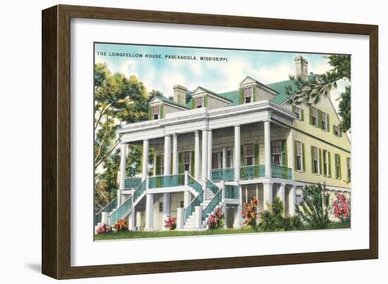 Longfellow House, Pascagoula, Mississippi-null-Framed Art Print