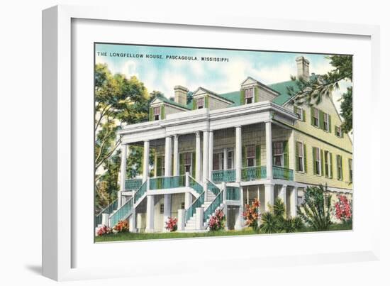 Longfellow House, Pascagoula, Mississippi-null-Framed Art Print