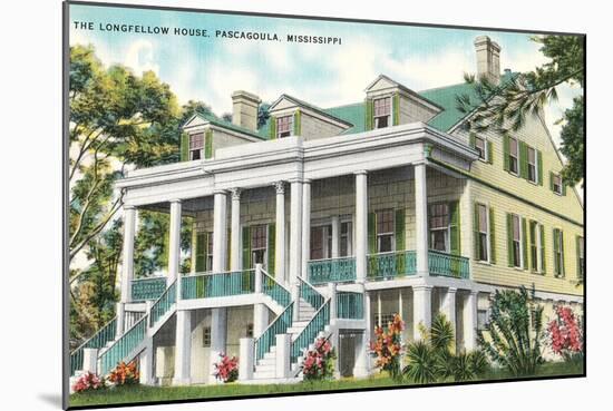 Longfellow House, Pascagoula, Mississippi-null-Mounted Art Print