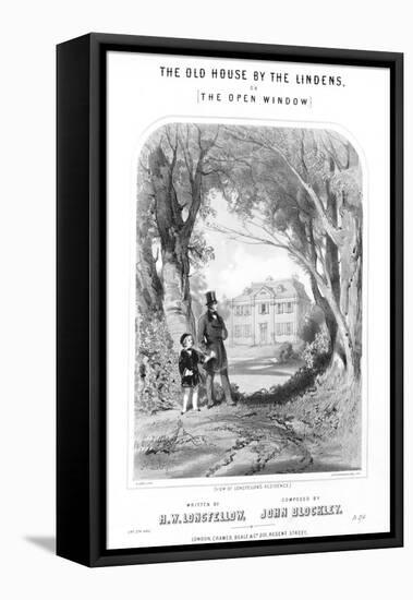 Longfellow's House, C1880-null-Framed Premier Image Canvas