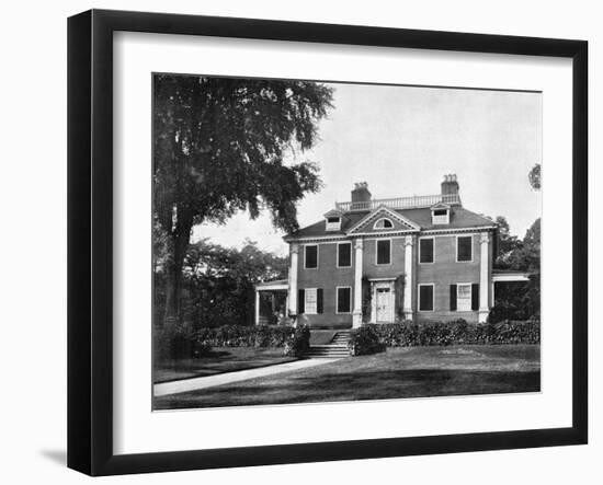 Longfellow's House, Cambridge, Massachusetts, USA, 1893-John L Stoddard-Framed Giclee Print