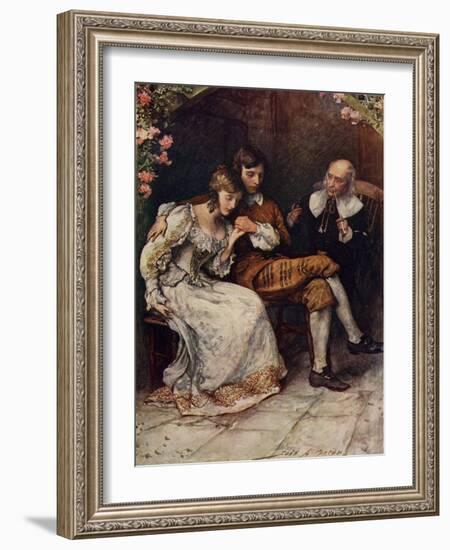 Longfellow-The Building of the Ship-John Henry Frederick Bacon-Framed Giclee Print