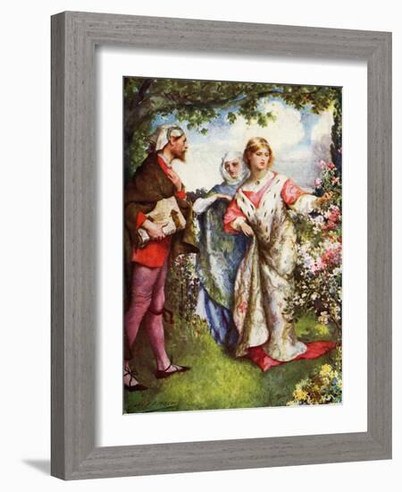 Longfellow- the Student's Tale-John Henry Frederick Bacon-Framed Giclee Print