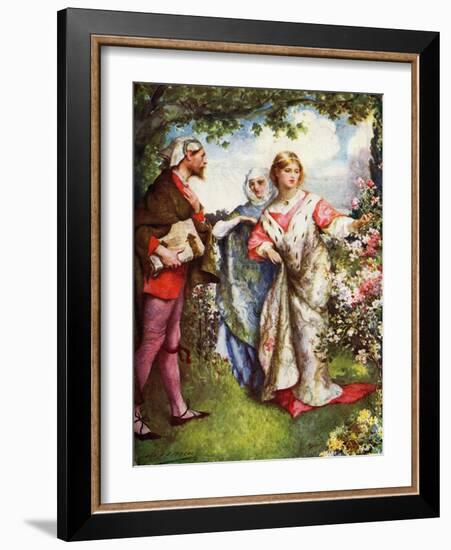 Longfellow- the Student's Tale-John Henry Frederick Bacon-Framed Giclee Print