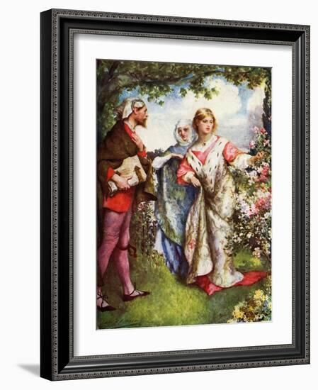 Longfellow- the Student's Tale-John Henry Frederick Bacon-Framed Giclee Print