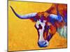 Longhorn Portrait-Marion Rose-Mounted Giclee Print