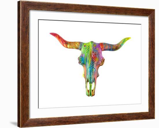 Longhorn-Dean Russo- Exclusive-Framed Giclee Print