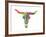 Longhorn-Dean Russo- Exclusive-Framed Giclee Print