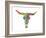 Longhorn-Dean Russo- Exclusive-Framed Giclee Print