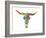 Longhorn-Dean Russo- Exclusive-Framed Giclee Print