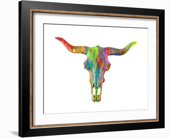 Longhorn-Dean Russo- Exclusive-Framed Giclee Print