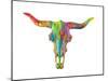 Longhorn-Dean Russo- Exclusive-Mounted Giclee Print