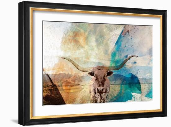 Longhorn-Sisa Jasper-Framed Art Print